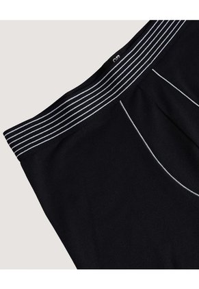 Boxer Medio Con Costuras A Contraste  Para Hombre Negro Ostu