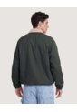 Chaqueta Harrington Bicolor  Para Hombre Verde Ostu de Ostu
