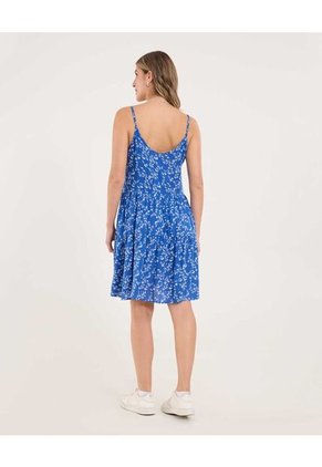 Vestido Para Mujer M/Sisa Medio Color Azul Marca Ostu #40170322