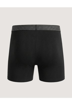 Boxer Medio Con Costuras A Contraste  Para Hombre Negro Ostu