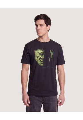 Camiseta Hulk Shadow  Para Hombre Negro Ostu