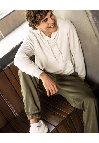 Jogger Con Bolsillos  Para Hombre Verde Ostu Ostu