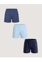 Pack Boxer Amplio Geométrico Y Cuadros  Para Hombre Negro Ostu de Ostu
