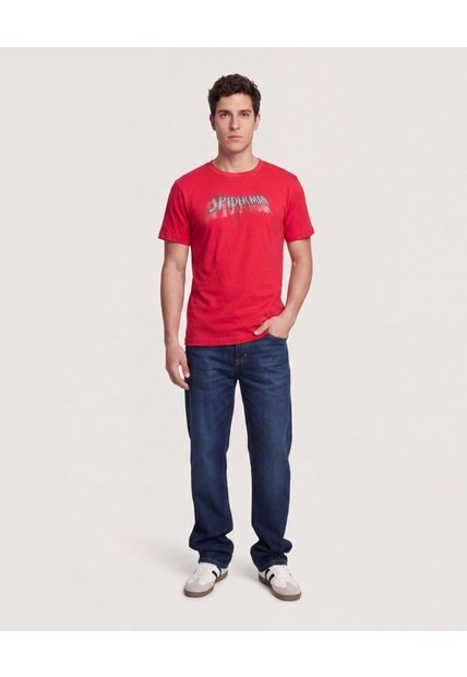 Camiseta Spider-Man Vintage  Para Hombre Rojo Ostu