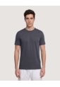 Camiseta Active Jaspe  Para Hombre Negro Ostu de Ostu