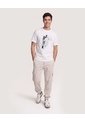 Camiseta Avengers Power  Para Hombre Crema Ostu de Ostu