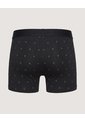 Boxer Medio Estampado  Para Hombre Negro Ostu de Ostu