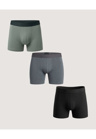 Pack X3 Boxer Medio Básico  Para Hombre Negro Ostu Ostu