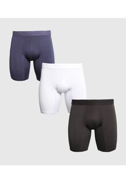 Pantaloncillo Para Hombre Boxer Filete Medio Microfibra Color Negro Marca Ostu #60000518