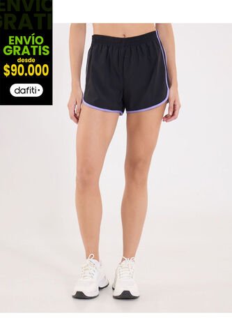 Short Para Mujer Multiusos Plano Color Negro Marca Ostu #40190370 Ostu