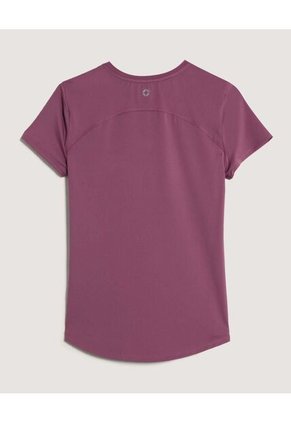 Camiseta Para Mujer Manga Corta Cuello Redondo Color Morado Marca Ostu #40092660