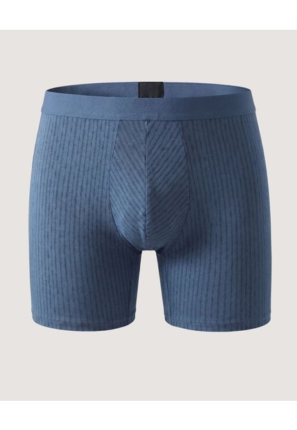 Boxer Medio Estampado  Para Hombre Azul Ostu