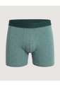 Bóxer Medio Estampado De Golondrinas  Para Hombre Verde Ostu de Ostu