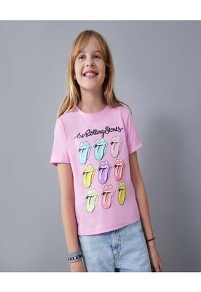 Camiseta The Rolling Stones De Infantil Niña #90090272 Ostu