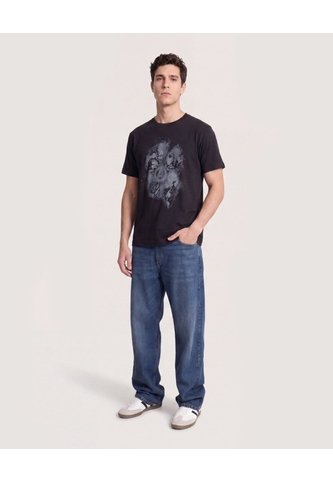 Camiseta Avengers Shadow  Para Hombre Negro Ostu Ostu