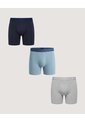 Pack X3 Boxer Medio Básico  Para Hombre Negro Ostu de Ostu