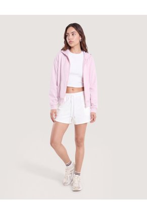 Short Unicolor Para Mujer Blanco Ostu