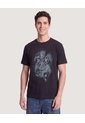Camiseta Avengers Shadow  Para Hombre Negro Ostu de Ostu