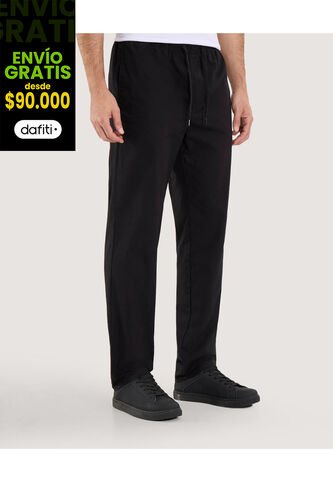 Pantalón Para Hombre Jogger Color Negro Marca Ostu #60070484 Ostu