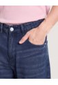 Jean Loose Black Y Blue  Para Hombre Azul Ostu de Ostu