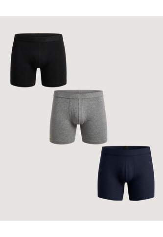 Boxer Medio Pack X3 Básico  Para Hombre Negro Ostu Ostu