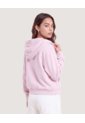 Hoodie Unicolor  Para Mujer Lila Ostu de Ostu