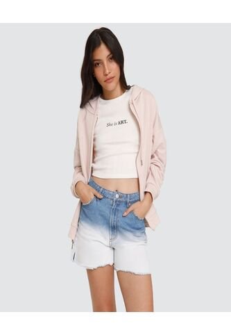 Short Para Mujer Relax Color Azul  Marca Ostu #40190175 Ostu