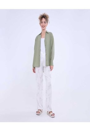 Pantalon Para Mujer  Color Verde Claro Marca Ostu #40070733