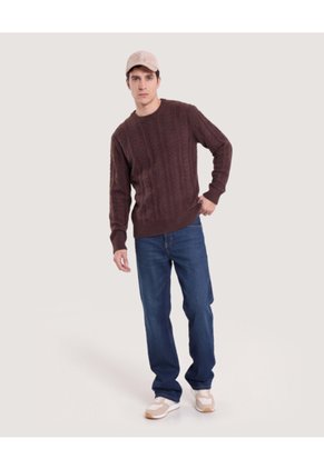 Jean Straight Oscuro  Para Hombre Azul Ostu