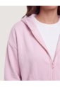 Hoodie Unicolor  Para Mujer Lila Ostu de Ostu