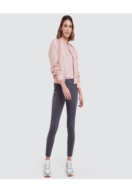 Leggins Para Mujer Largo Color Gris  Marca Ostu #40230426