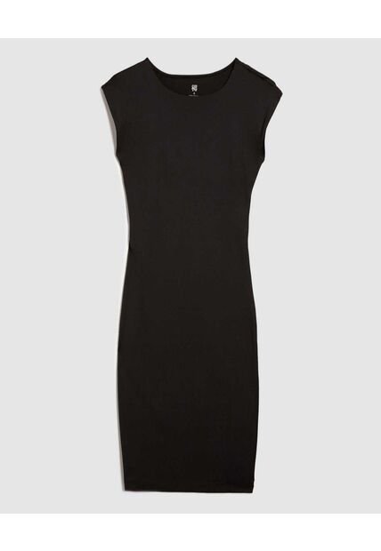 Vestido Para Mujer Manga Corta Color Negro Marca Ostu #40170292