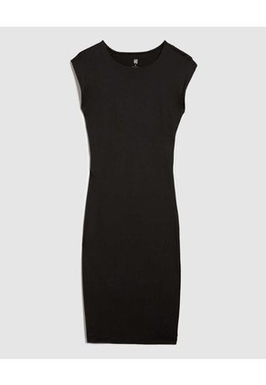 Vestido Para Mujer Manga Corta Color Negro Marca Ostu #40170292