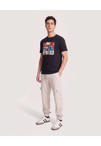 Camiseta Avengers Comic  Para Hombre Negro Ostu Ostu