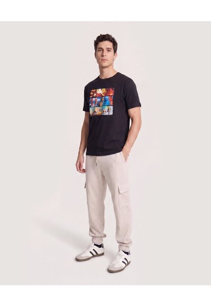 Camiseta Avengers Comic  Para Hombre Negro Ostu