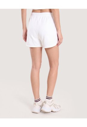 Short Unicolor Para Mujer Blanco Ostu