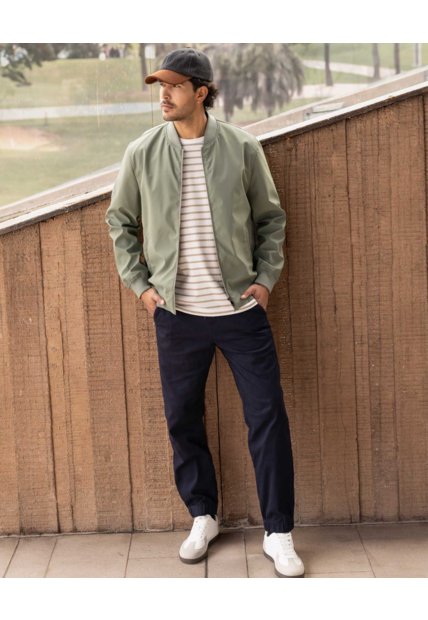 Jogger Utility Relax  Para Hombre Azul Ostu