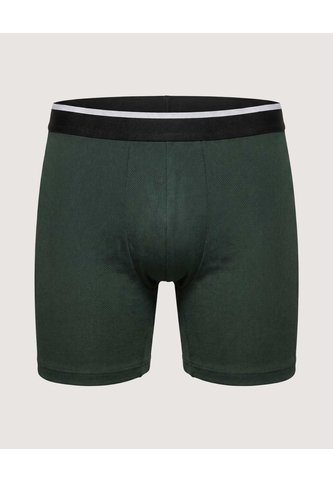 Boxer Medio Malla Básico  Para Hombre Verde Ostu Ostu