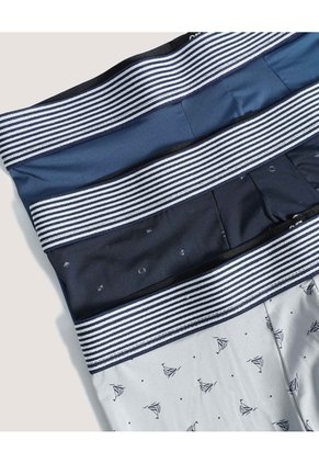 Pack X3 Boxer Medio Mix Estampado  Para Hombre Negro Ostu