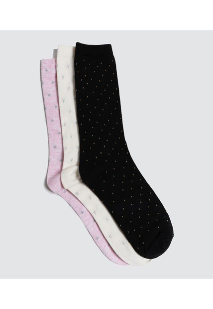 Medias Para Mujer Caña Larga Color Pack X Marca Ostu #40980154
