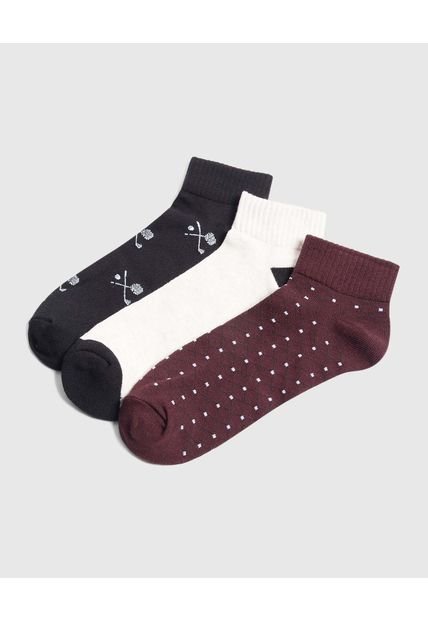 Medias Para Hombre Tobillera Color Negro Marca Ostu #60980313