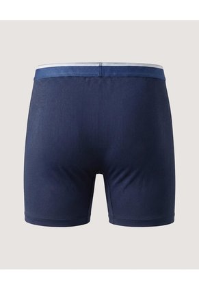 Boxer Medio Malla Básico Para Hombre Azul Ostu