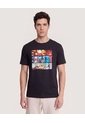 Camiseta Avengers Comic  Para Hombre Negro Ostu de Ostu