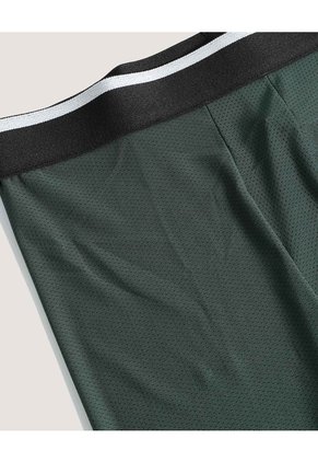 Boxer Medio Malla Básico Para Hombre Verde Ostu