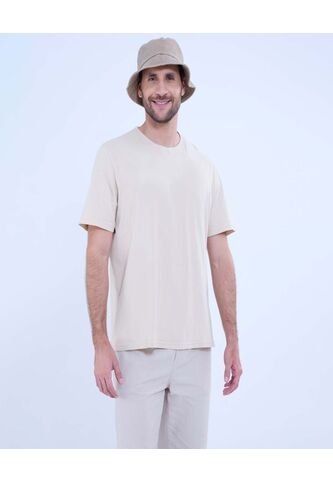 Camiseta Para Hombre Manga Corta Color Piel Marca Ostu #60091387 Ostu