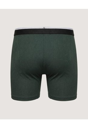 Boxer Medio Malla Básico Para Hombre Verde Ostu