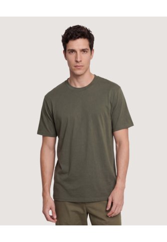 Camiseta Oversize Texturizada  Para Hombre Verde Ostu Ostu