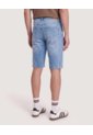 Bermuda Slim Dirty Denim  Para Hombre Azul Ostu de Ostu