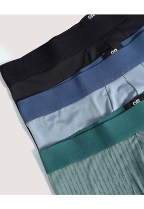 Boxer Medio Mix Estampado Pack X3 Para Hombre Negro Ostu