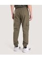 Jogger Con Bolsillos Cargo  Para Hombre Verde Ostu de Ostu